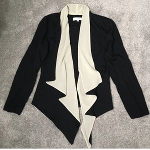 NWOT ASOS Black and Beige Waterfall Cardigan- SM